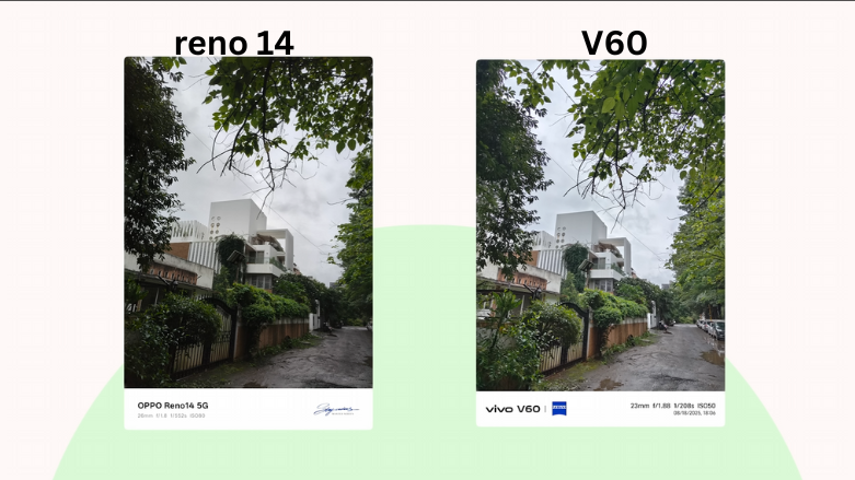 OPPO Reno14 vs Vivo V60 पूरा मुकाबला कौन बेहतर है ₹40,000 के अंदर?